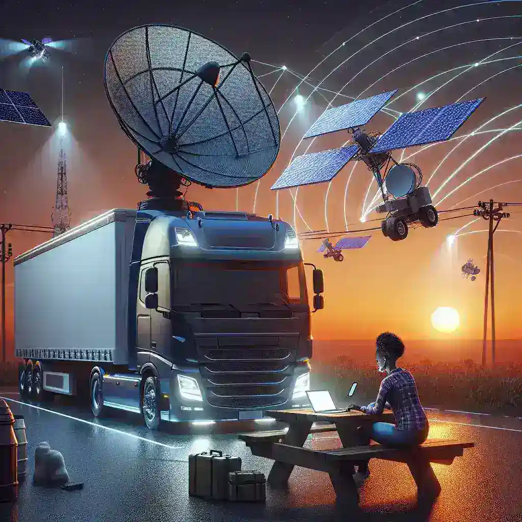 Starlink Libera Serviço de Internet Portátil para Motoristas de Caminhão